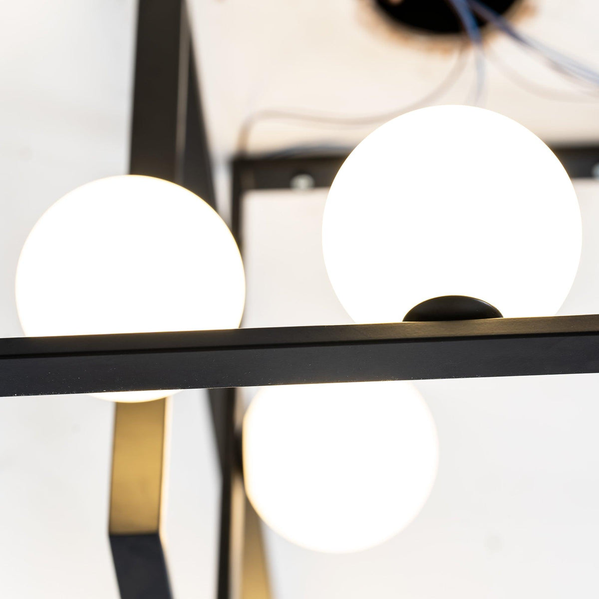 Lustra Chandelier Mondrian en Verre et Laiton Moderne - Neutralighting