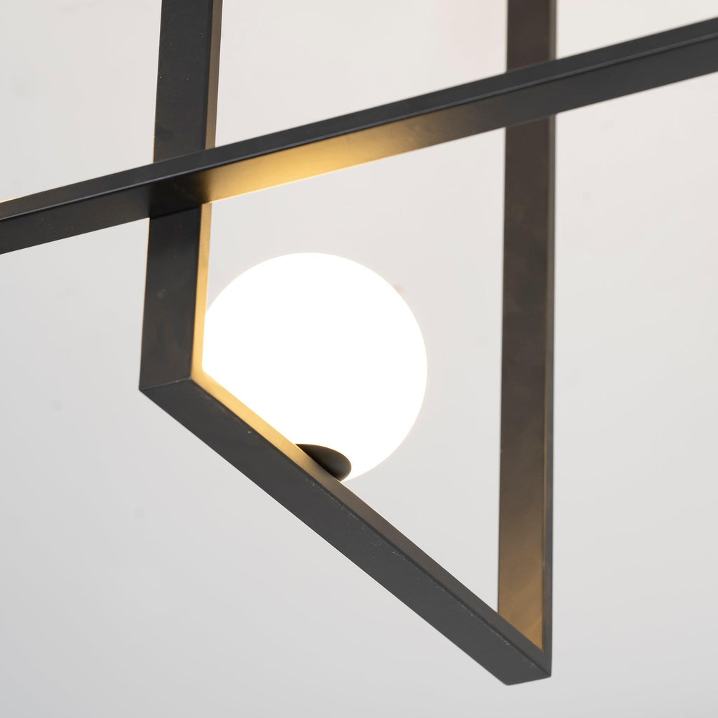 Lustra Chandelier Mondrian en Verre et Laiton Moderne - Neutralighting