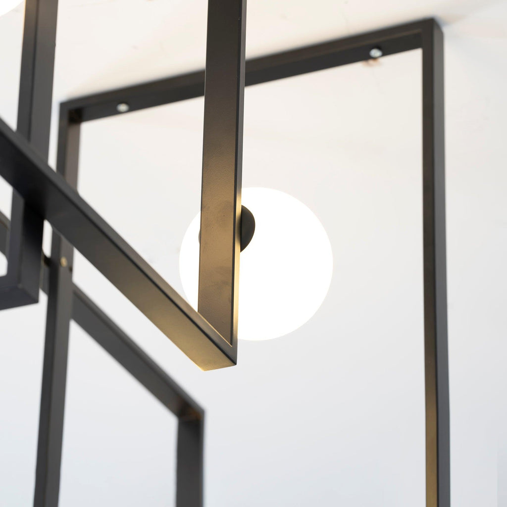 Lustra Chandelier Mondrian en Verre et Laiton Moderne - Neutralighting