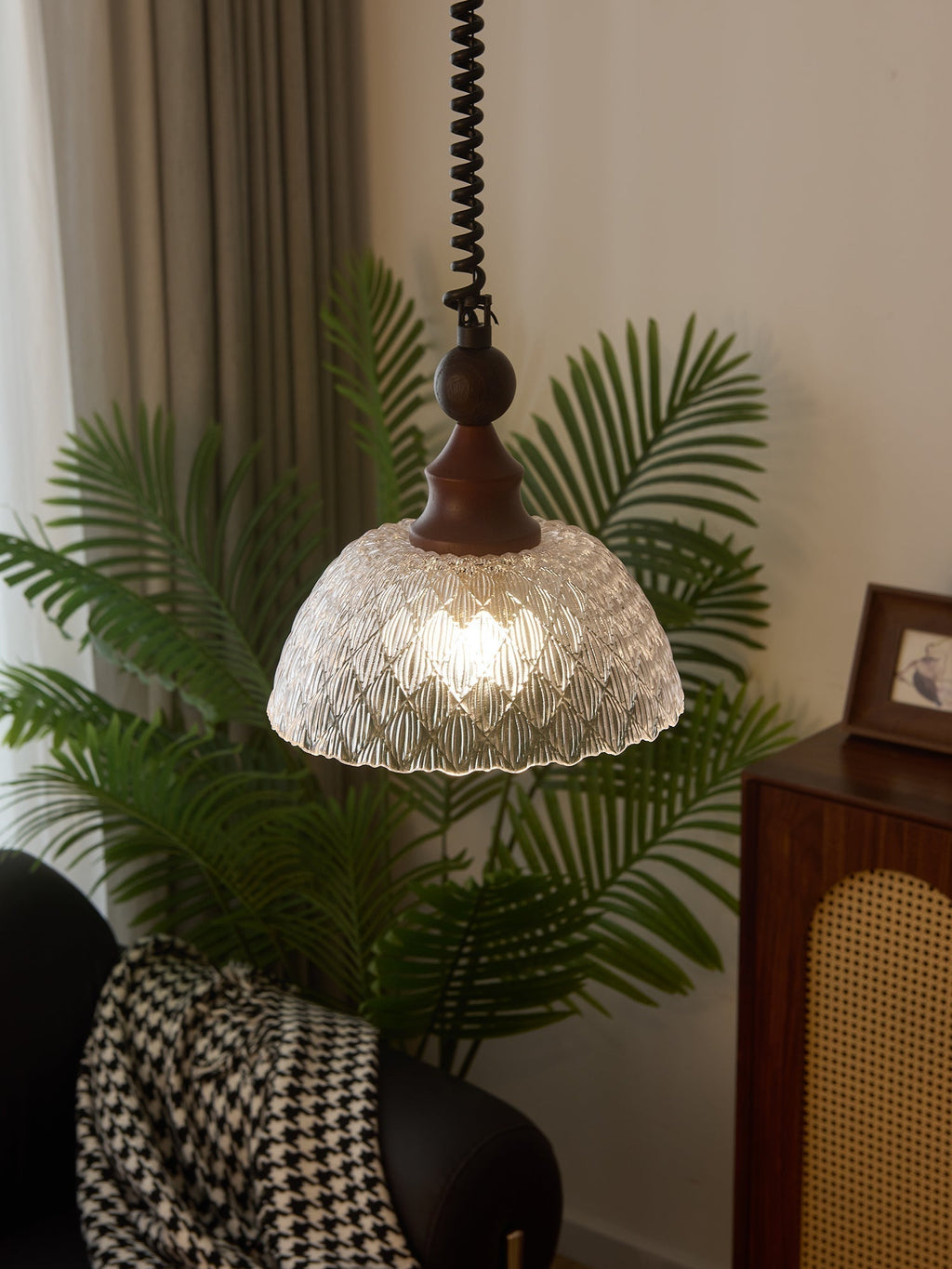 Nydoreth Suspension en Bois Art Vintage Élégant - Neutralighting