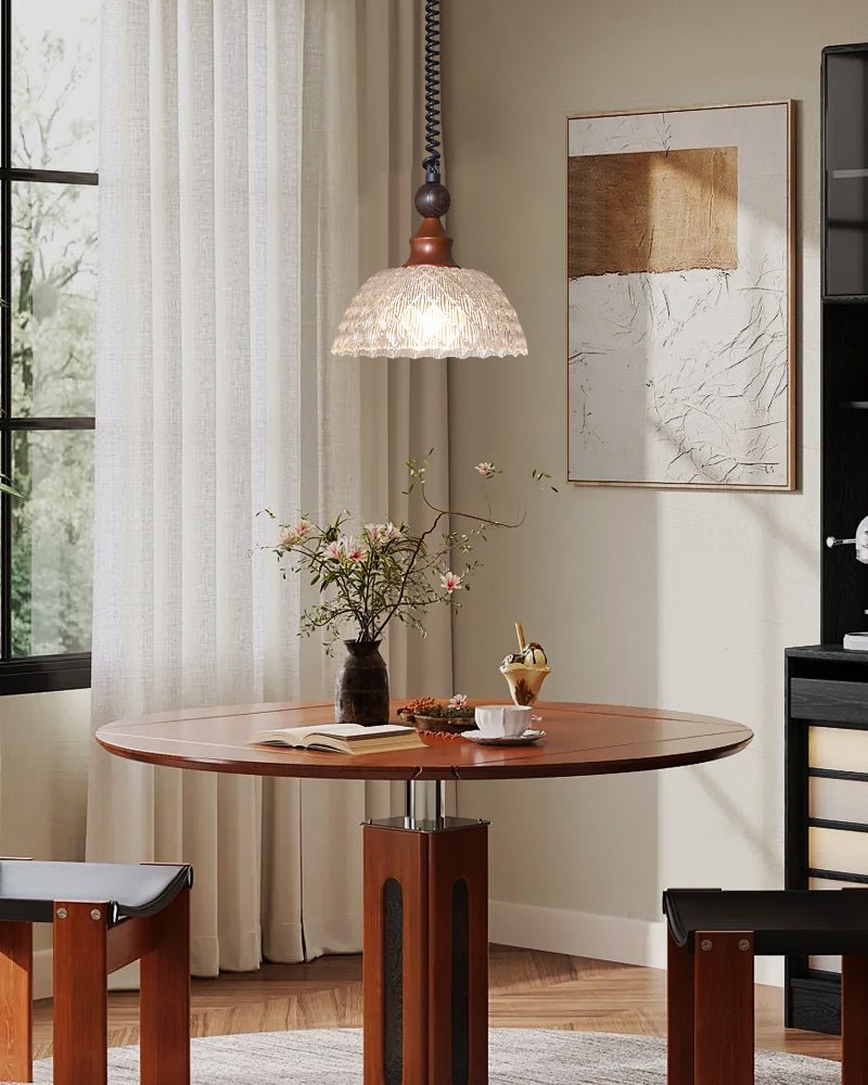 Nydoreth Suspension en Bois Art Vintage Élégant - Neutralighting
