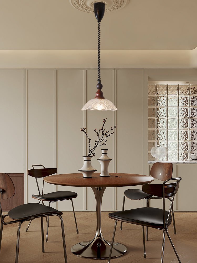 Nydoreth Suspension en Bois Art Vintage Élégant - Neutralighting