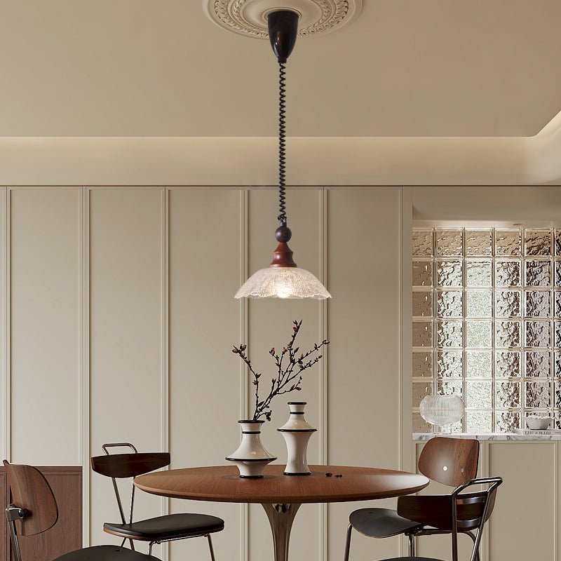 Nydoreth Suspension en Bois Art Vintage Élégant - Neutralighting
