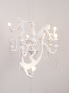 Lustra Chandelier Singe Noir Sculpture Ludique - Neutralighting