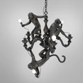 Lustra Chandelier Singe Noir Sculpture Ludique - Neutralighting