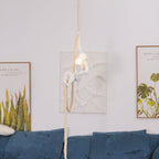 Zalira Suspension Artistique en Résine Corde - Neutralighting