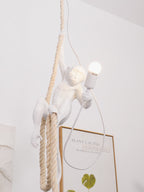 Zalira Suspension Artistique en Résine Corde - Neutralighting