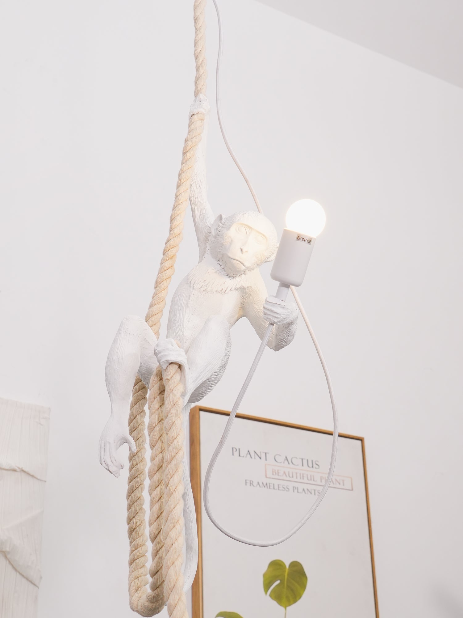 Zalira Suspension Artistique en Résine Corde - Neutralighting