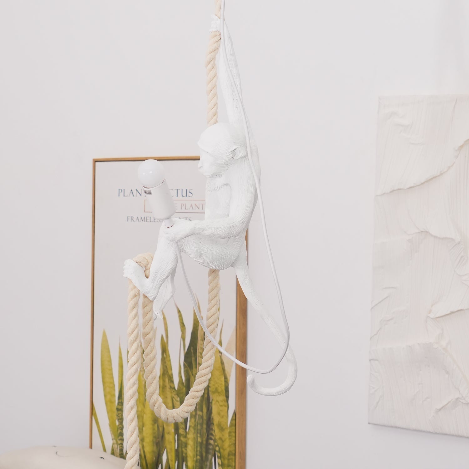 Zalira Suspension Artistique en Résine Corde - Neutralighting