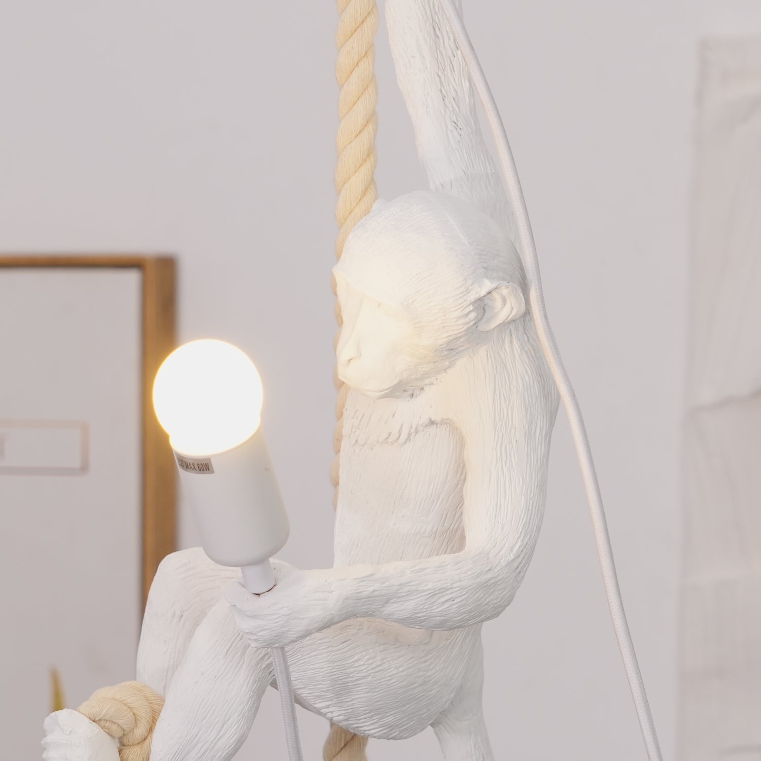 Zalira Suspension Artistique en Résine Corde - Neutralighting