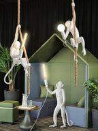 Zalira Suspension Artistique en Résine Corde - Neutralighting
