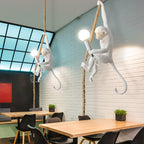 Zalira Suspension Artistique en Résine Corde - Neutralighting