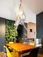 Zalira Suspension Artistique en Résine Corde - Neutralighting