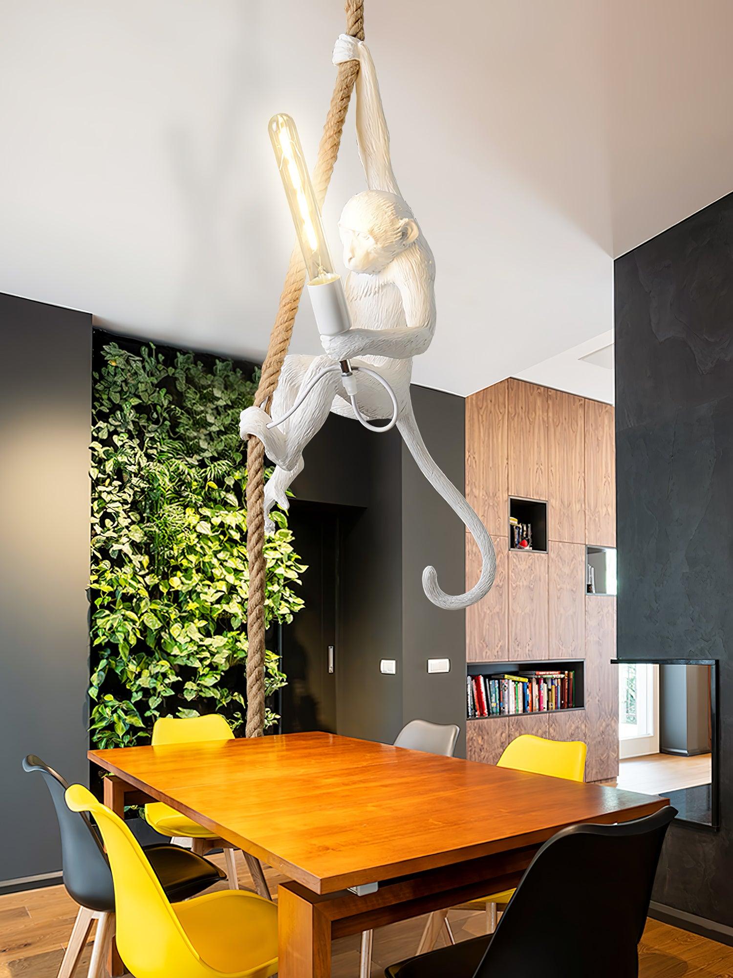 Zalira Suspension Artistique en Résine Corde - Neutralighting