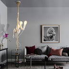 Zalira Suspension Artistique en Résine Corde - Neutralighting