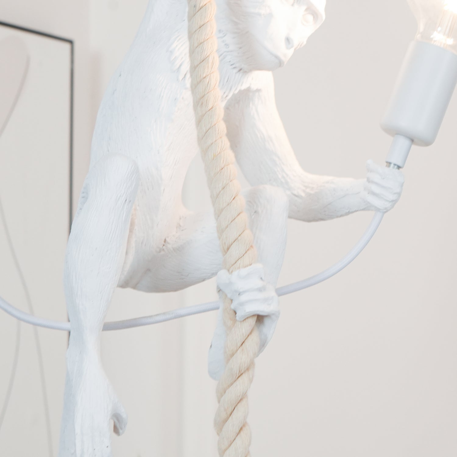Zalira Suspension Artistique en Résine Corde - Neutralighting