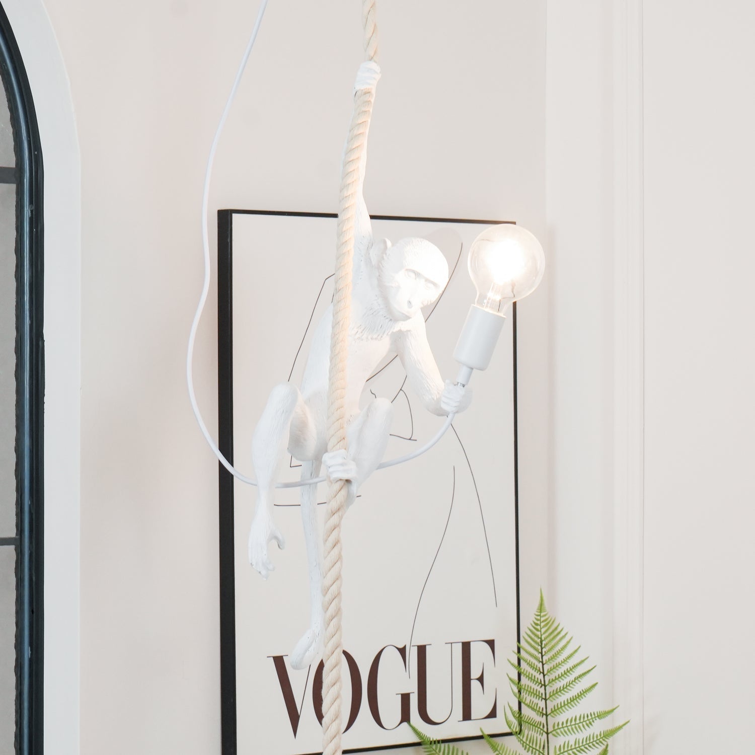 Zalira Suspension Artistique en Résine Corde - Neutralighting