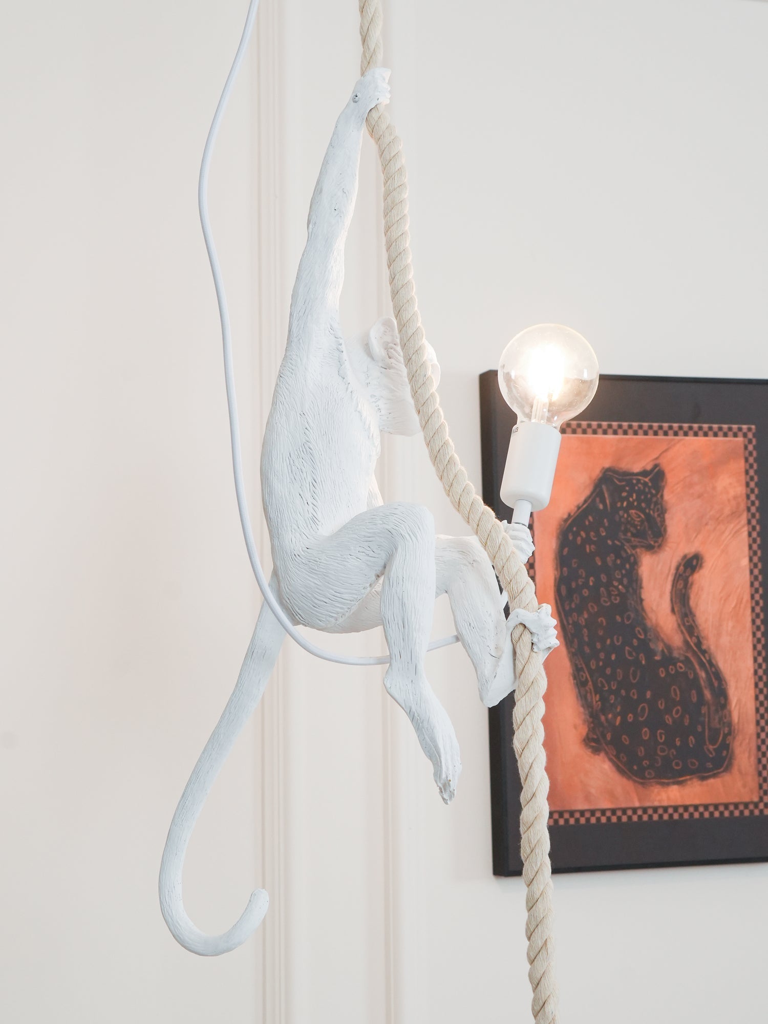 Zalira Suspension Artistique en Résine Corde - Neutralighting