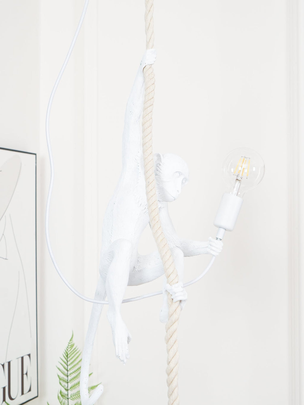 Zalira Suspension Artistique en Résine Corde - Neutralighting