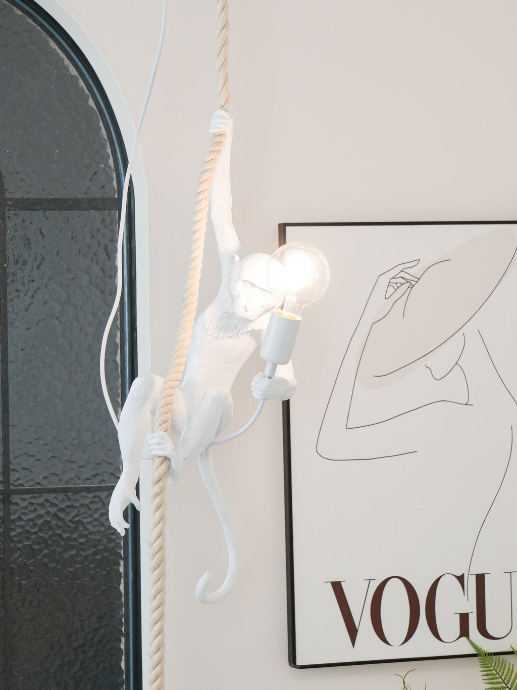 Zalira Suspension Artistique en Résine Corde - Neutralighting