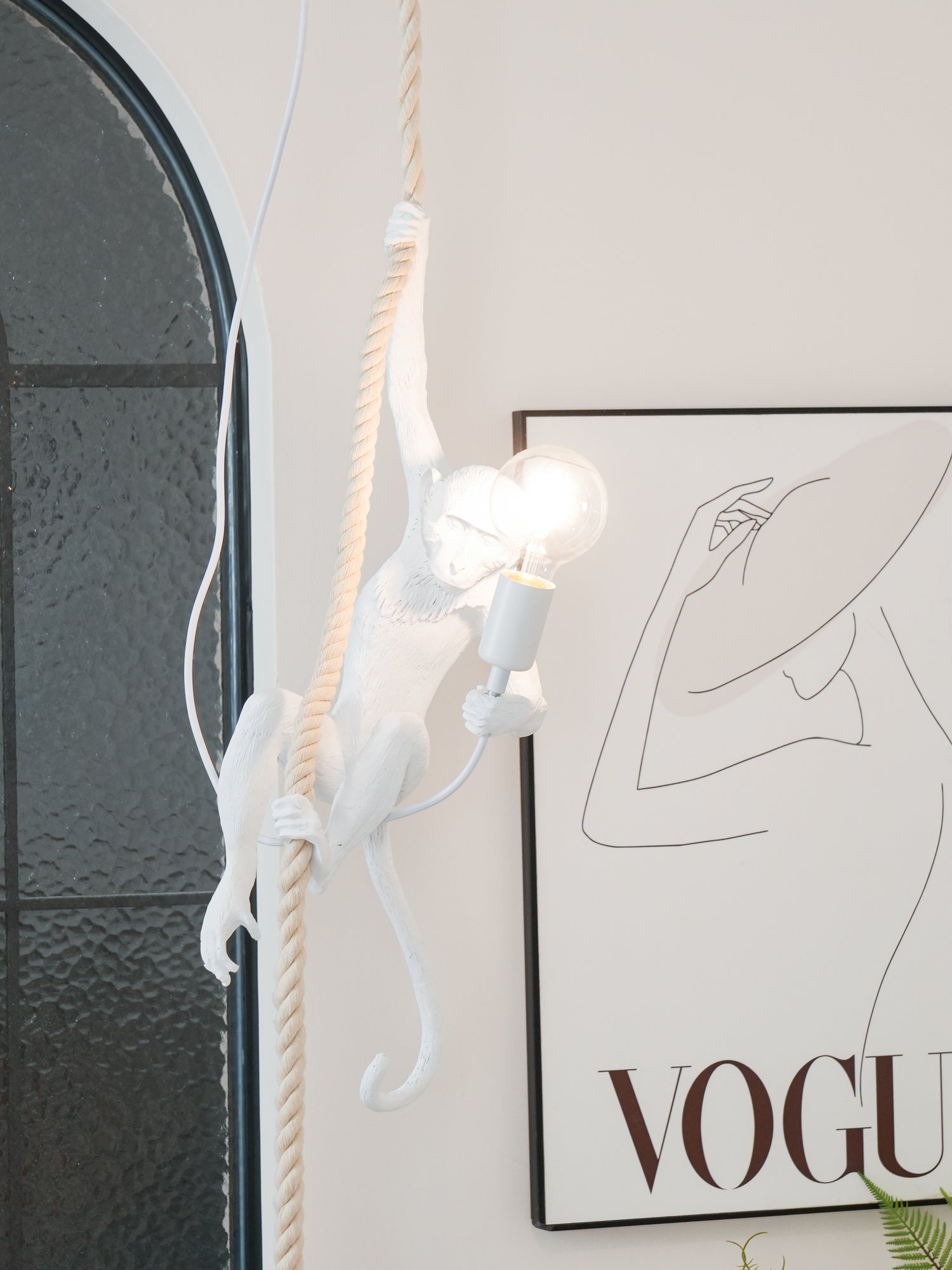 Zalira Suspension Artistique en Résine Corde - Neutralighting