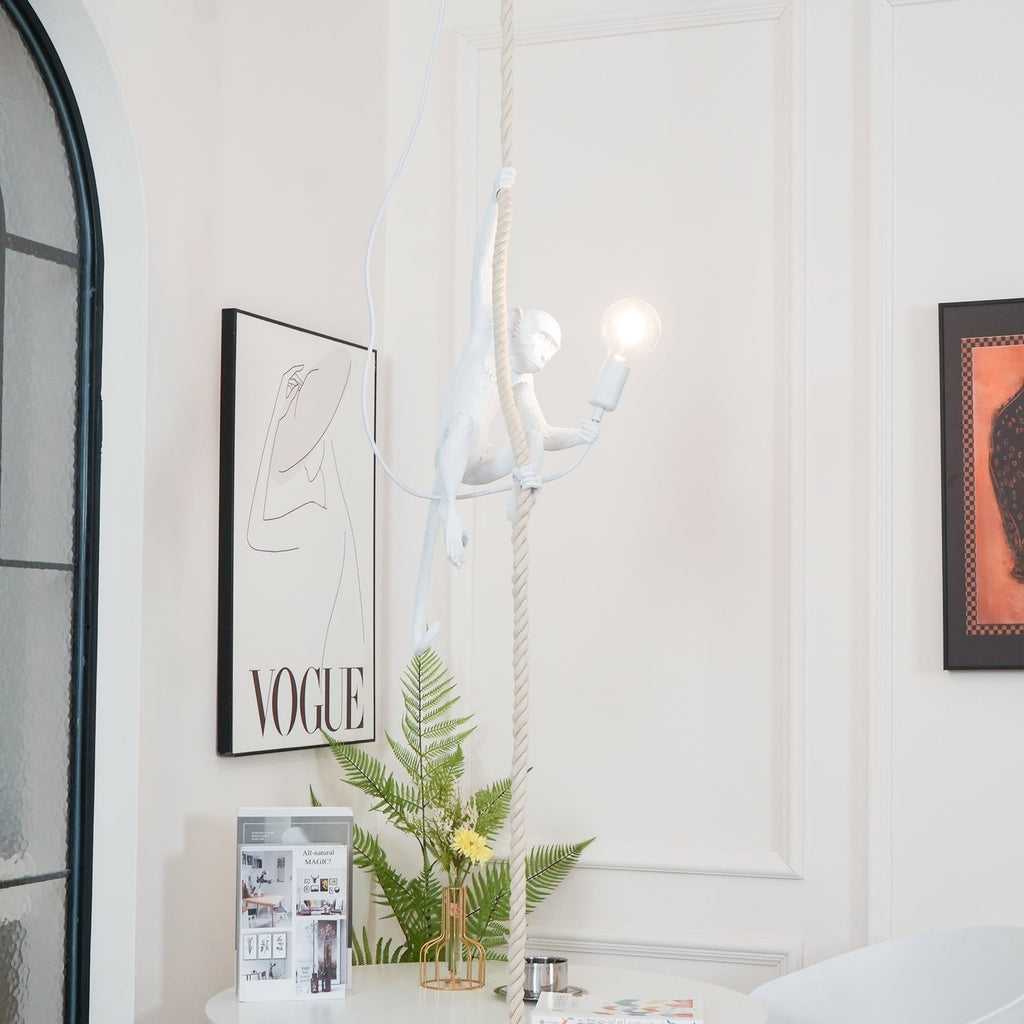 Zalira Suspension Artistique en Résine Corde - Neutralighting