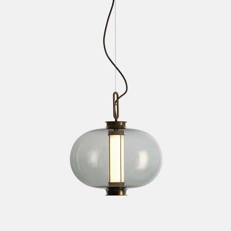 Uphaos Suspension Moderne en Verre pour Famille - Neutralighting