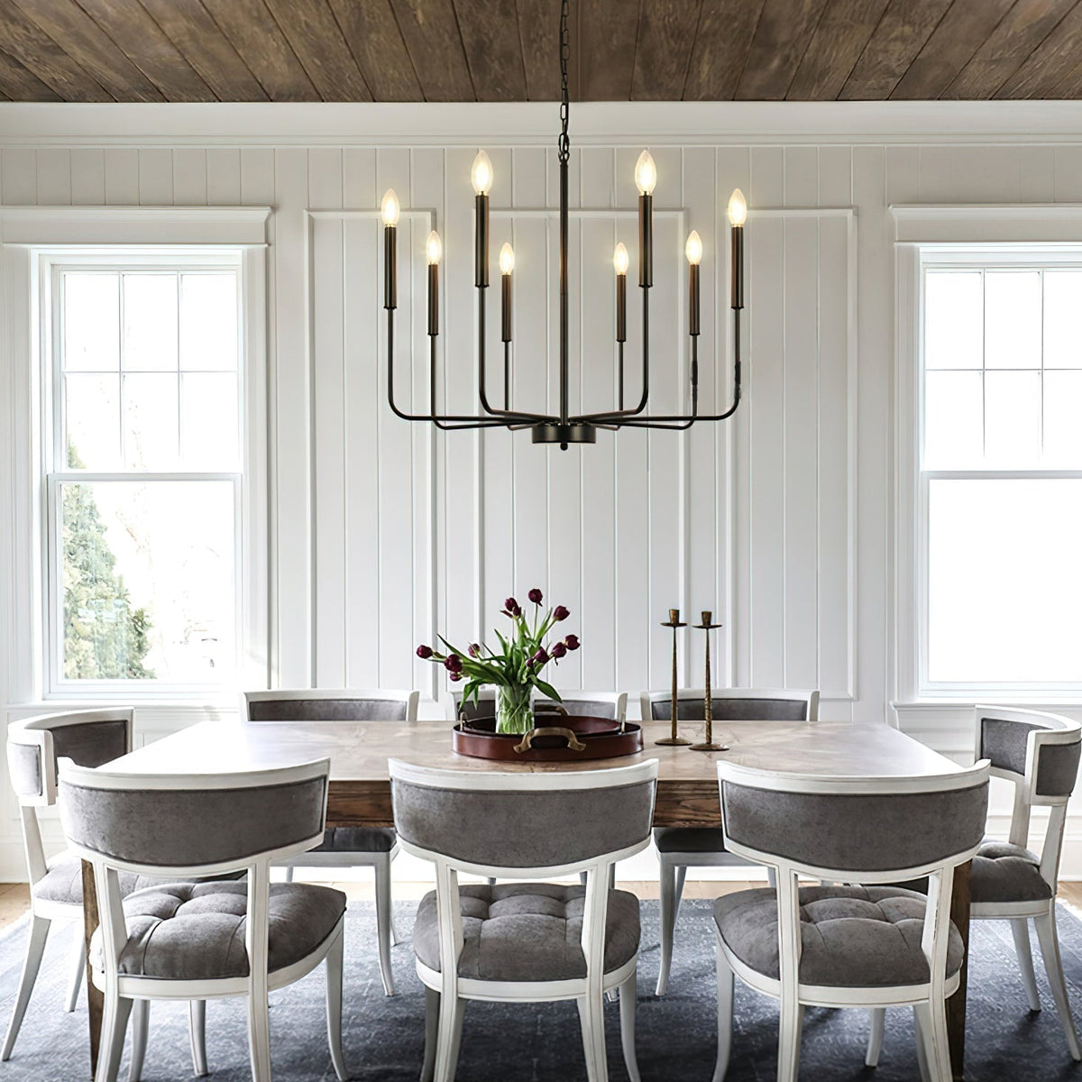 Lustra Lustre Bougie Bras Moderne - Neutralighting