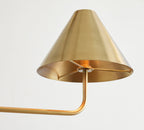 Zoruvyh Étage Ancien Industriel Tissu Métal Lustre - Neutralighting