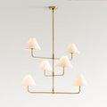 Zoruvyh Étage Ancien Industriel Tissu Métal Lustre - Neutralighting
