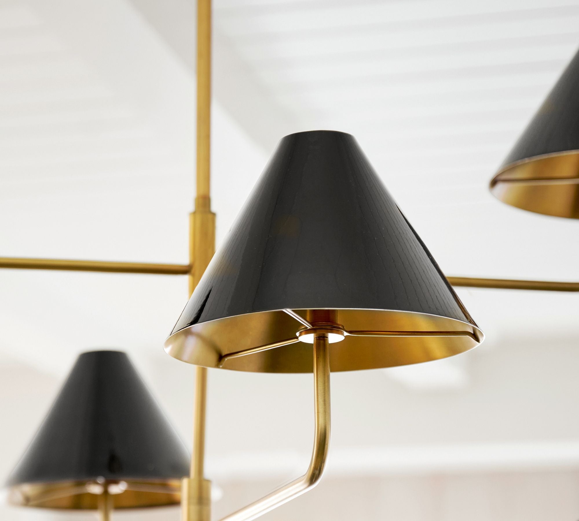 Zoruvyh Étage Ancien Industriel Tissu Métal Lustre - Neutralighting