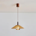 Fidoya Suspension Conique en Rotin Tressé - Neutralighting