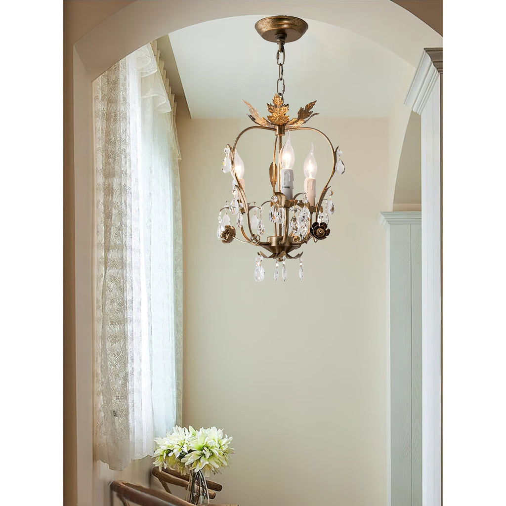Sylaeara Lustre Postmoderne De Luxe En Métal Et Cristal - Neutralighting