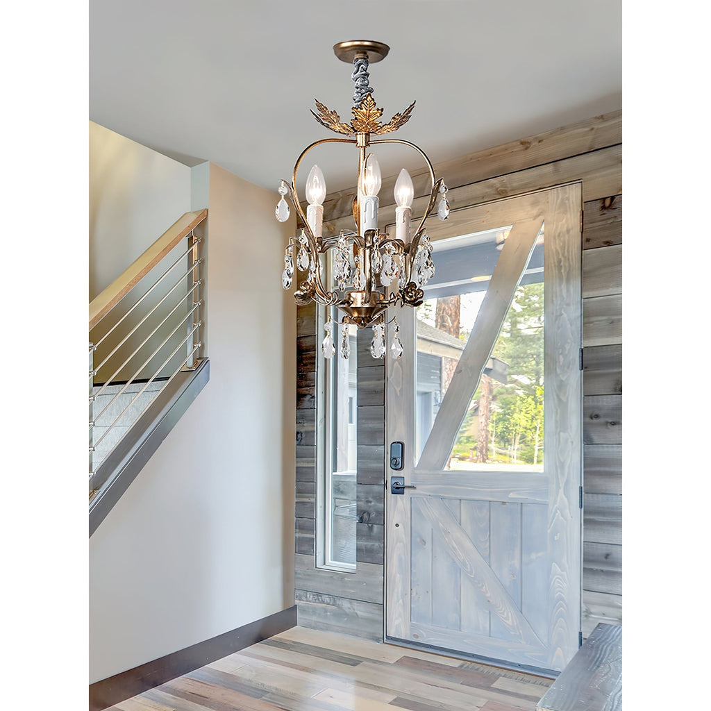 Sylaeara Lustre Postmoderne De Luxe En Métal Et Cristal - Neutralighting