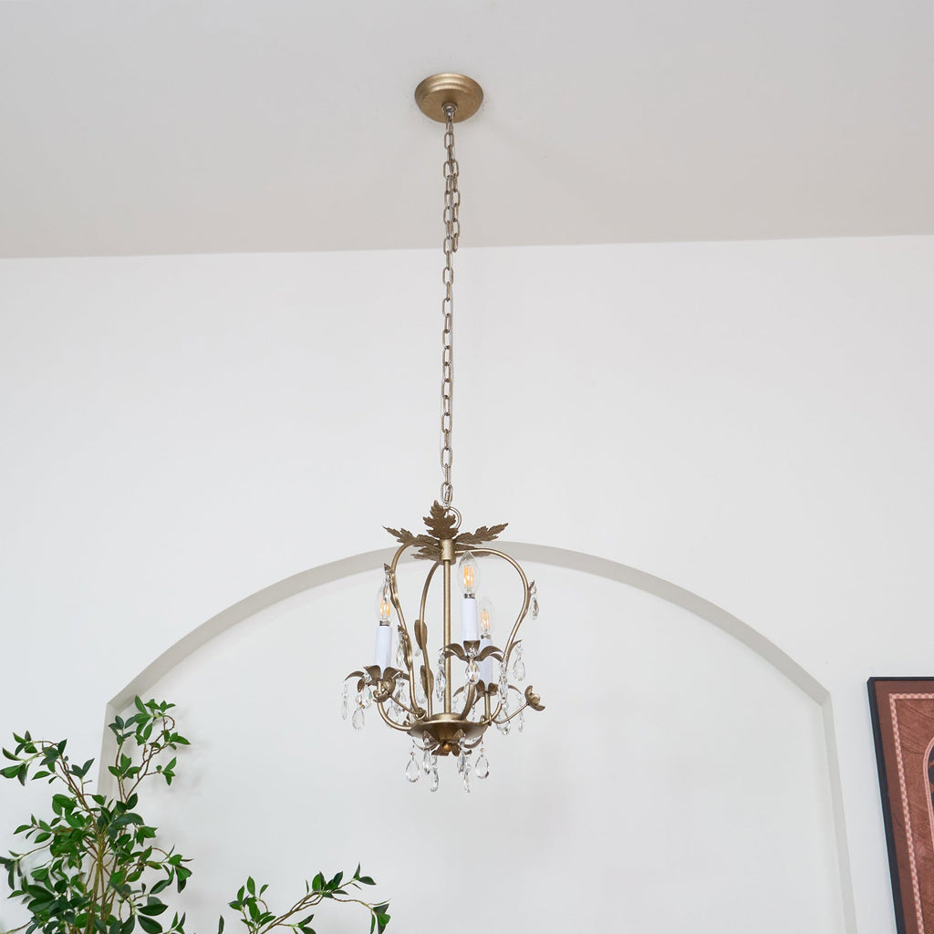 Sylaeara Lustre Postmoderne De Luxe En Métal Et Cristal - Neutralighting