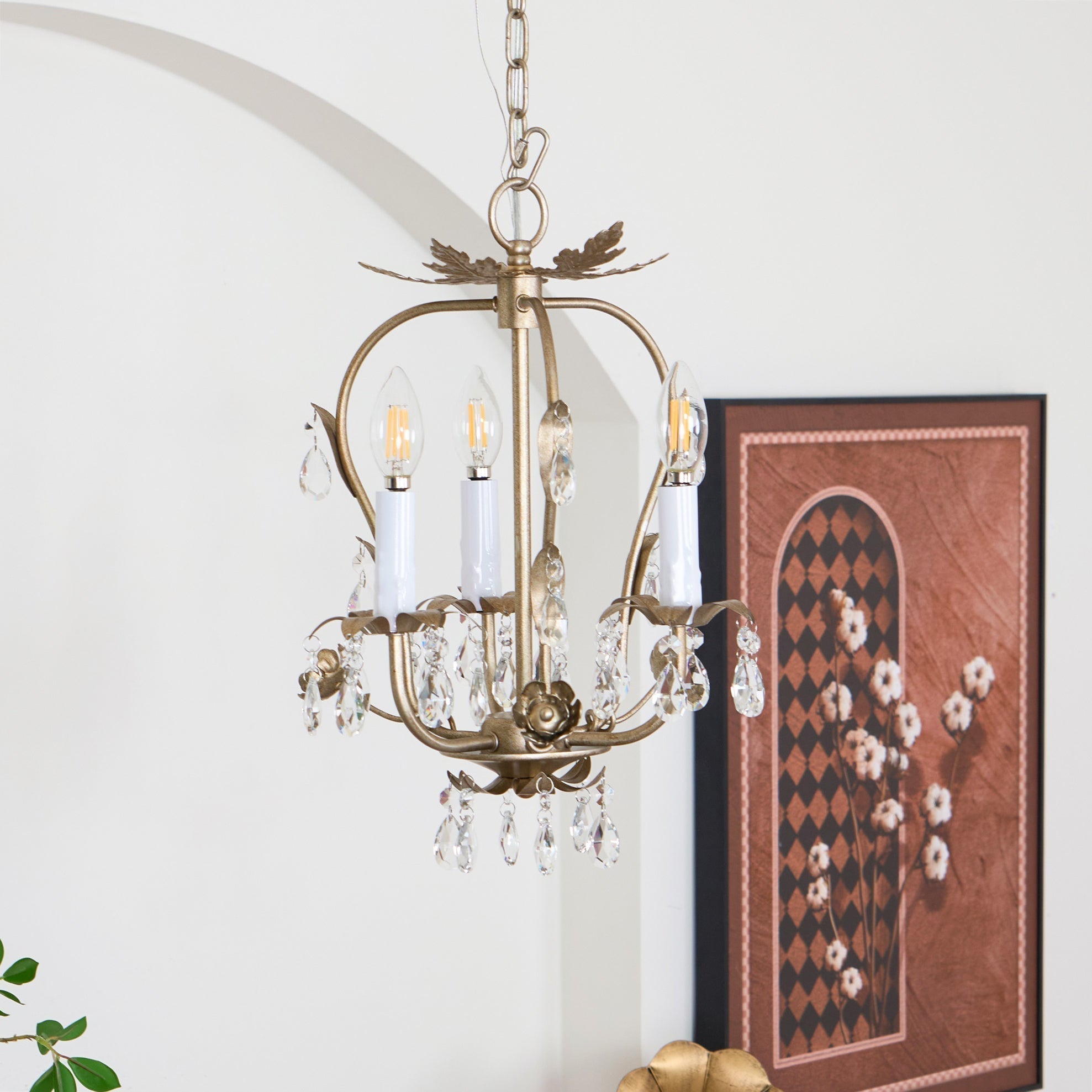 Sylaeara Lustre Postmoderne De Luxe En Métal Et Cristal - Neutralighting