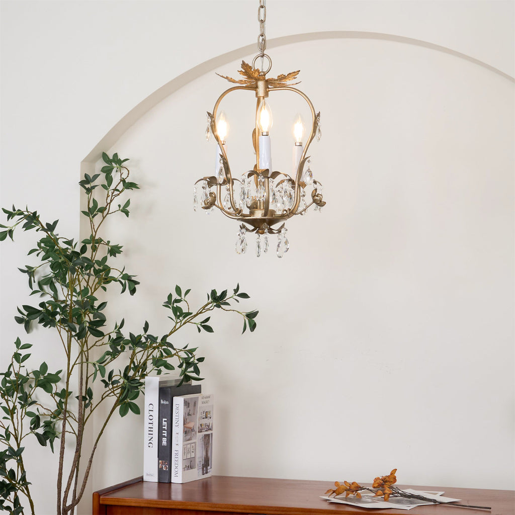 Sylaeara Lustre Postmoderne De Luxe En Métal Et Cristal - Neutralighting