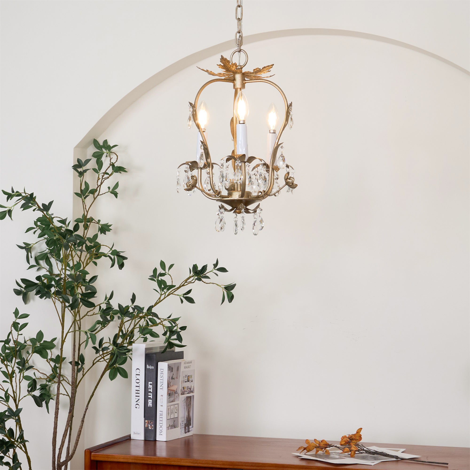 Sylaeara Lustre Postmoderne De Luxe En Métal Et Cristal - Neutralighting