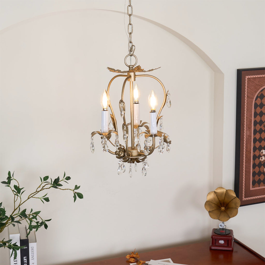 Sylaeara Lustre Postmoderne De Luxe En Métal Et Cristal - Neutralighting