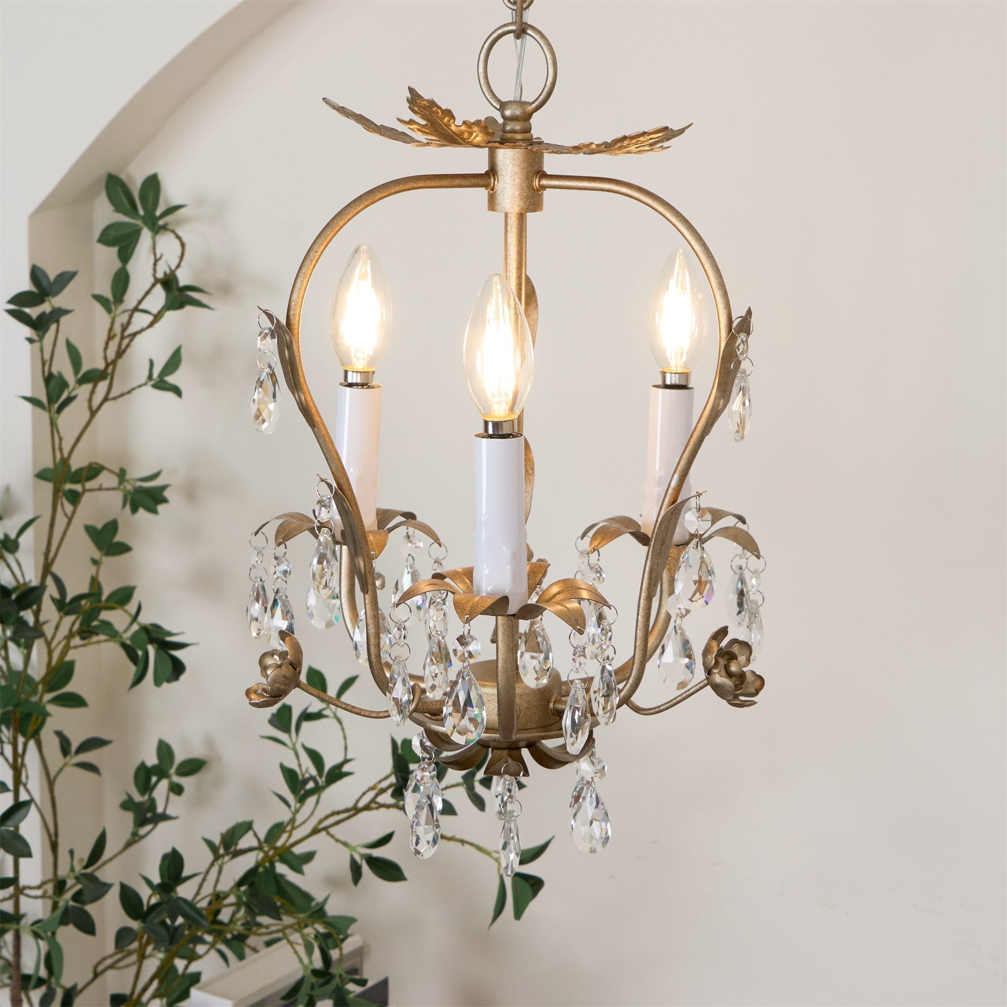 Sylaeara Lustre Postmoderne De Luxe En Métal Et Cristal - Neutralighting
