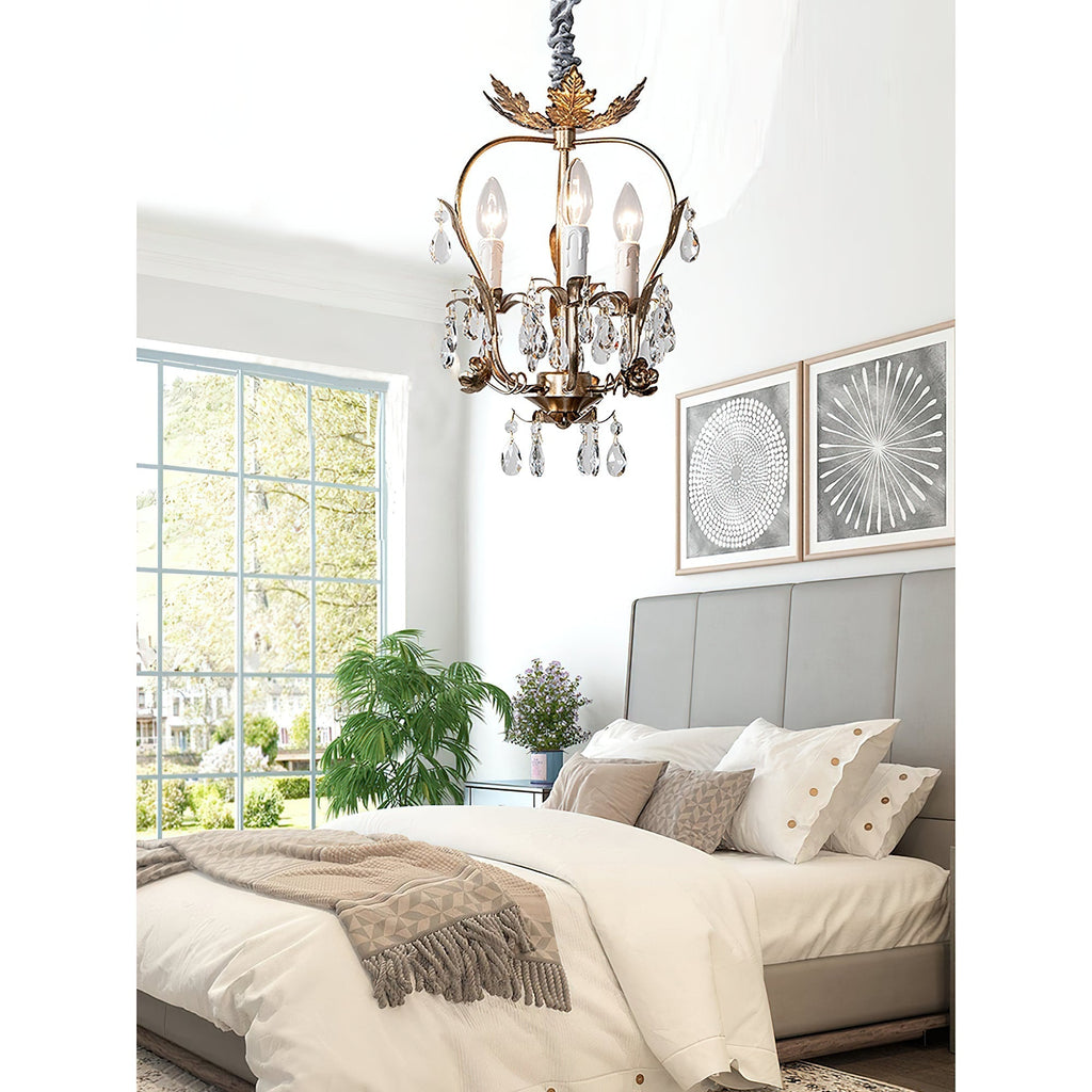 Sylaeara Lustre Postmoderne De Luxe En Métal Et Cristal - Neutralighting