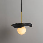 Zaraeen Lampe Suspendue En Laiton Et Albâtre Minimaliste Moderne - Neutralighting