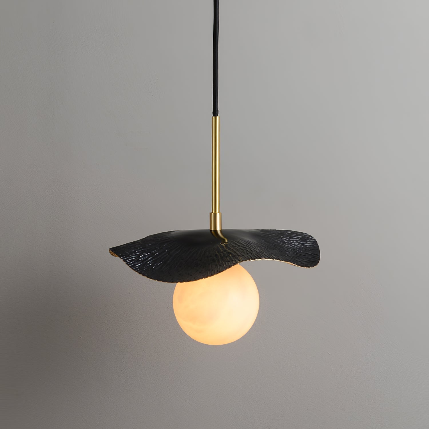 Zaraeen Lampe Suspendue En Laiton Et Albâtre Minimaliste Moderne - Neutralighting