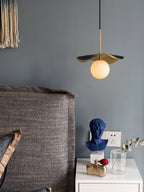 Zaraeen Lampe Suspendue En Laiton Et Albâtre Minimaliste Moderne - Neutralighting