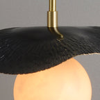 Zaraeen Lampe Suspendue En Laiton Et Albâtre Minimaliste Moderne - Neutralighting
