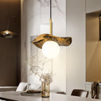 Zaraeen Lampe Suspendue En Laiton Et Albâtre Minimaliste Moderne - Neutralighting