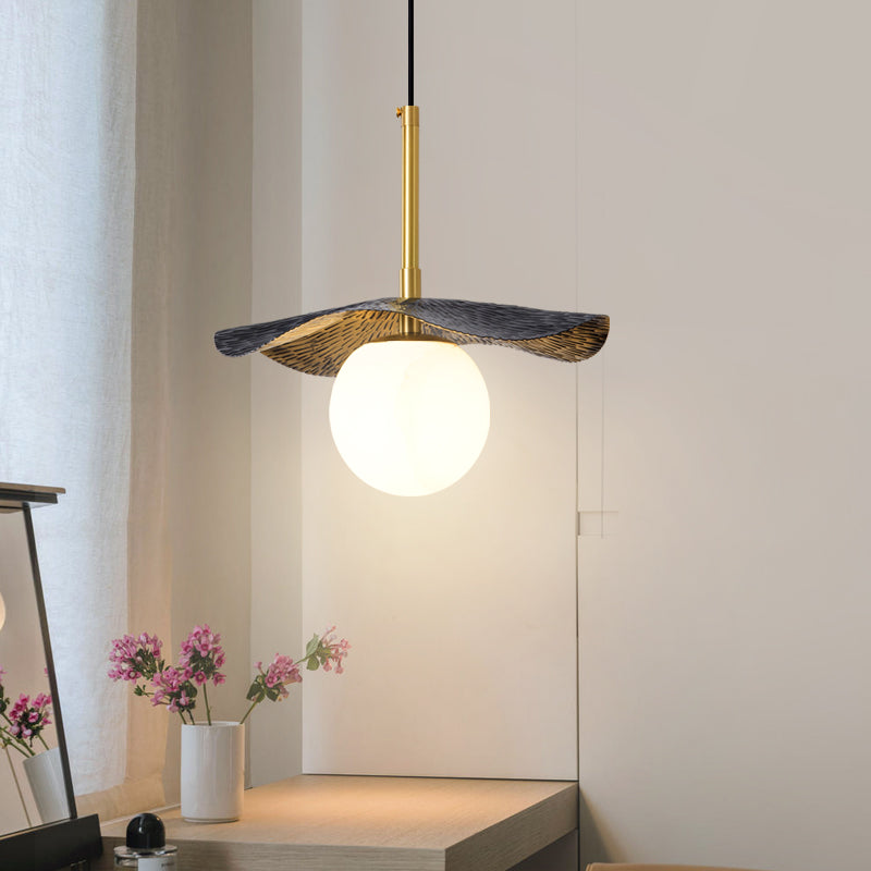 Zaraeen Lampe Suspendue En Laiton Et Albâtre Minimaliste Moderne - Neutralighting