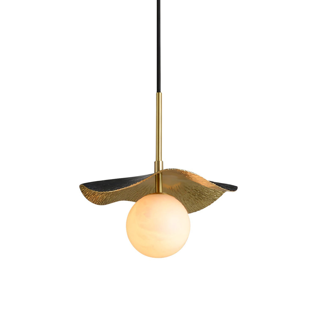 Zaraeen Lampe Suspendue En Laiton Et Albâtre Minimaliste Moderne - Neutralighting