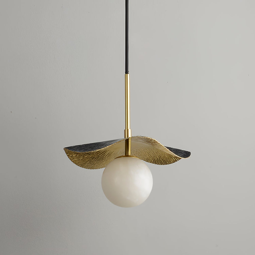 Zaraeen Lampe Suspendue En Laiton Et Albâtre Minimaliste Moderne - Neutralighting