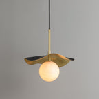 Zaraeen Lampe Suspendue En Laiton Et Albâtre Minimaliste Moderne - Neutralighting